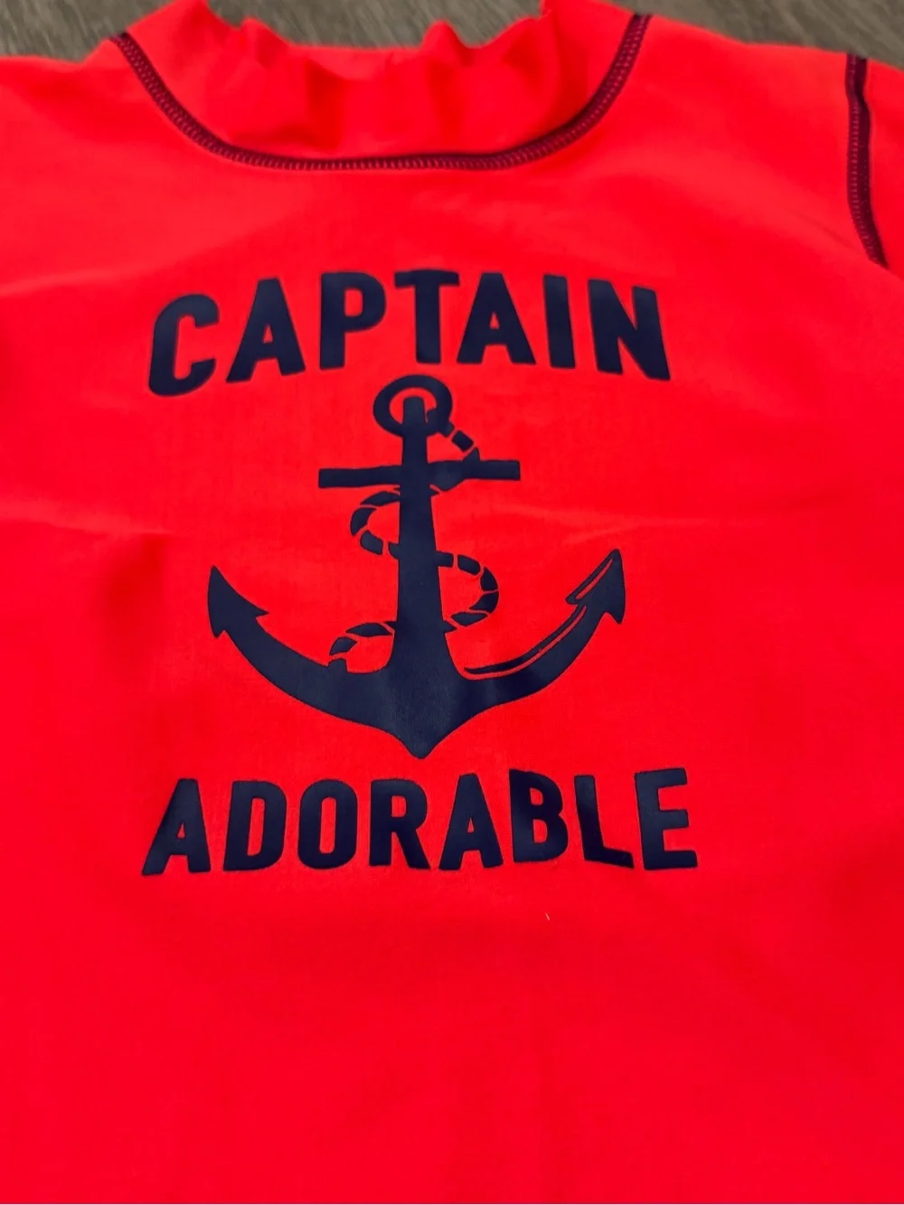 Carter's Infant Boys Captain Adorable Rashguard Top Size 18 Months